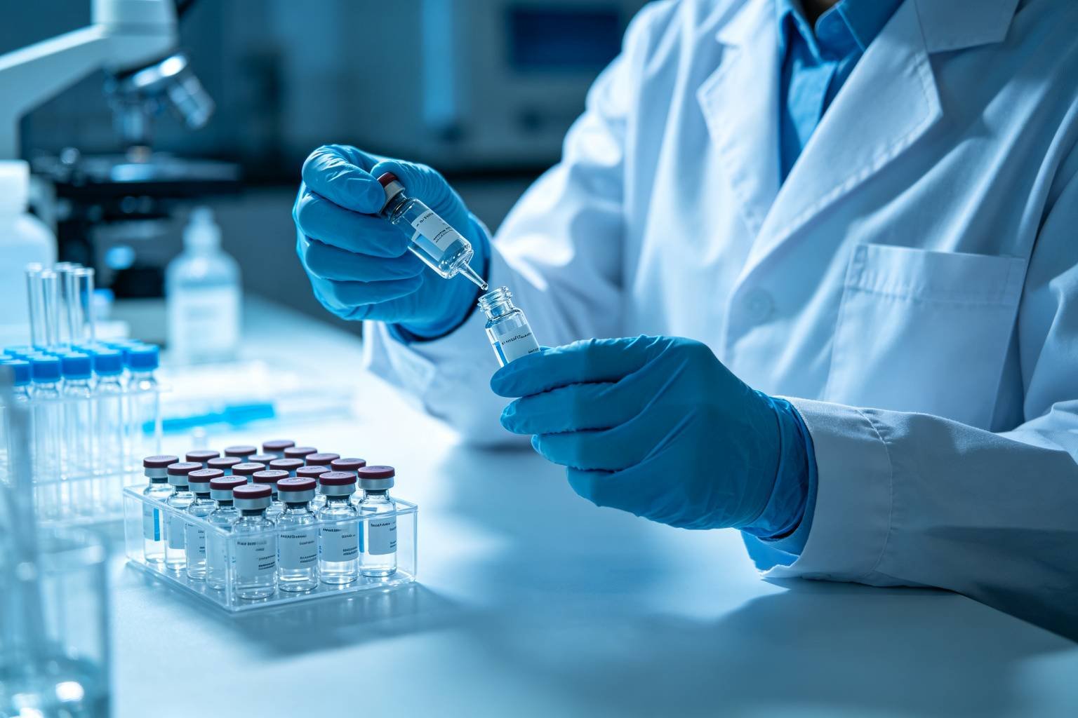How to Reconstitute Lyophilized Peptides Safely