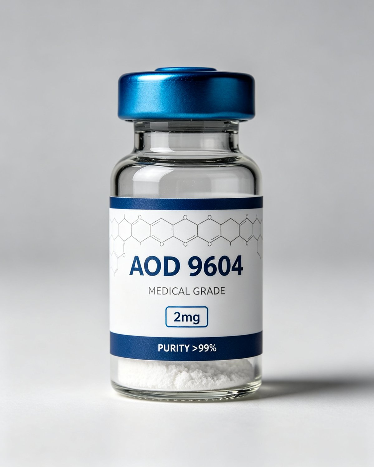 AOD 9604 (5mg) —product label, purity above 99%, research use only