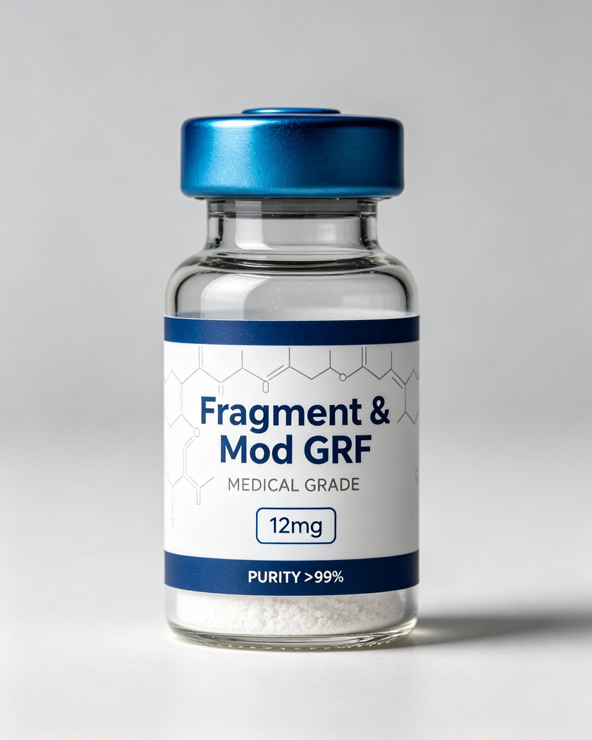 Fragment 176-191 & Mod GRF (1-29) & Ipamorelin Blend (12mg) —product label, purity above 99%, research use only