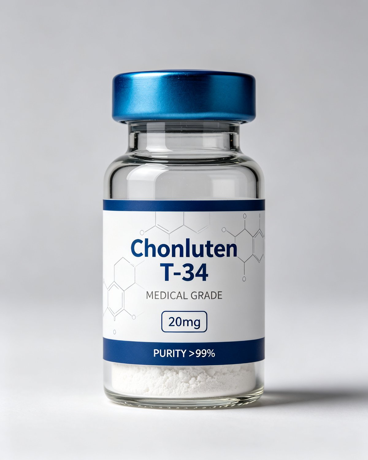 Chonluten T-34 (20mg) —product label, purity above 99%, research use only