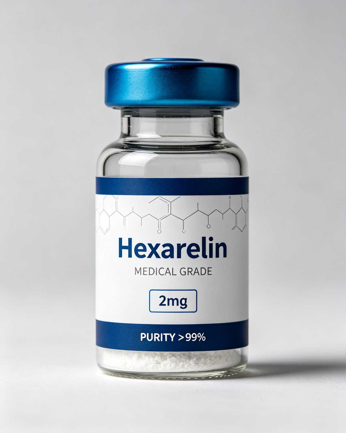 Hexarelin (5mg) —product label, purity above 99%, research use only