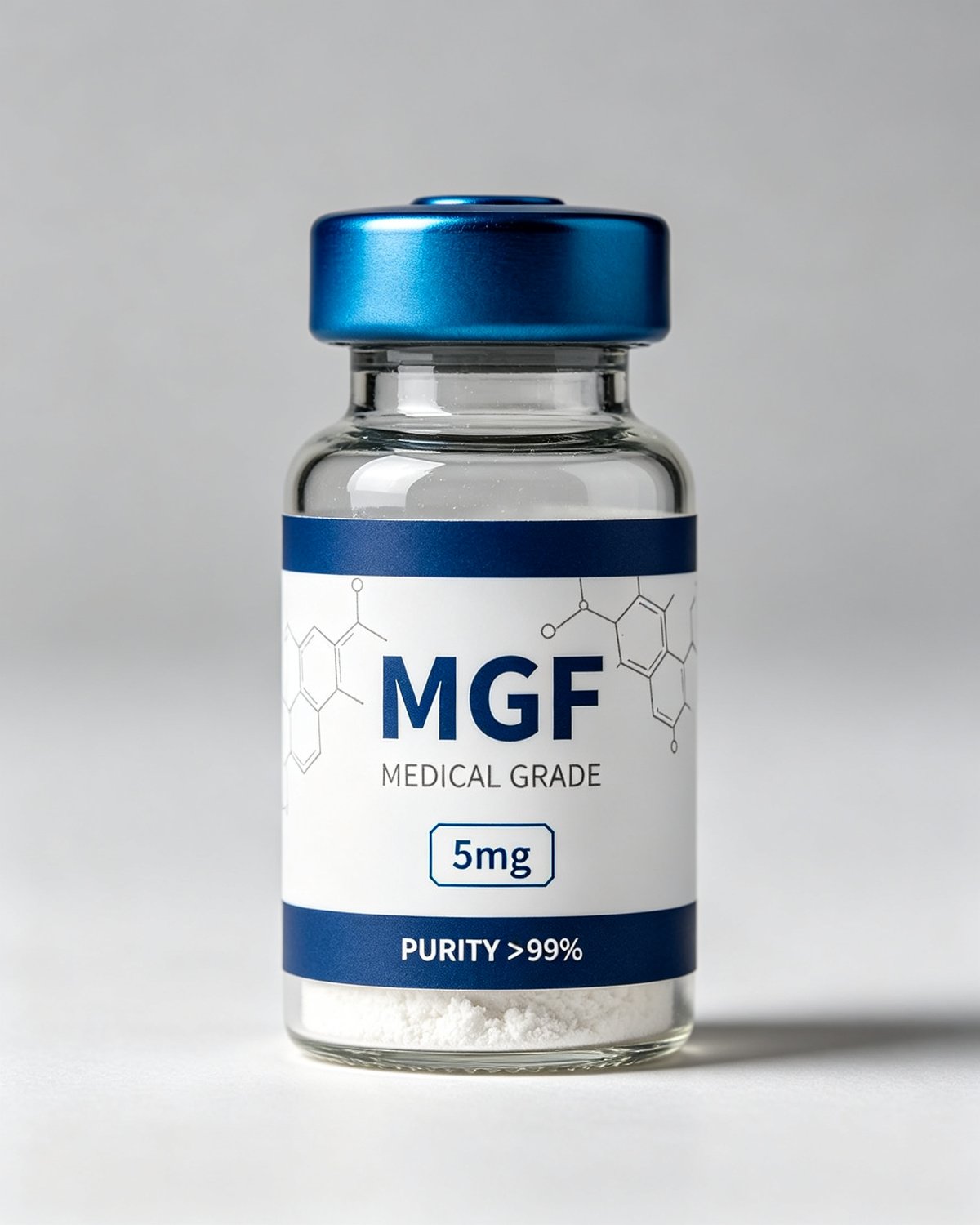 MGF (5mg) —product label, purity above 99%, research use only