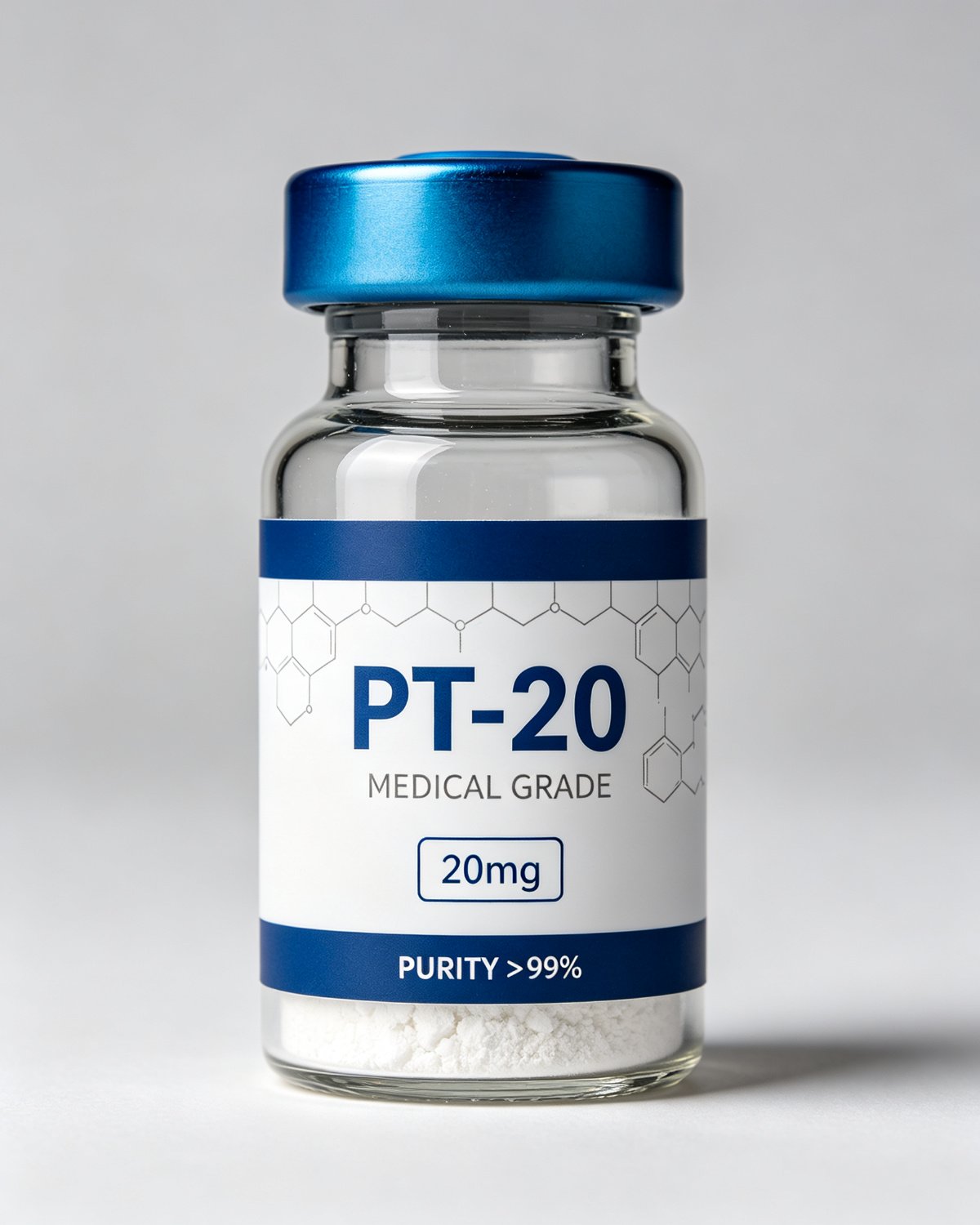 PT-20 (20mg) —product label, purity above 99%, research use only