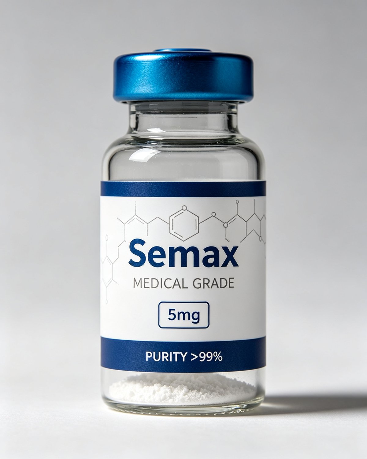 Semax (25mg) —product label, purity above 99%, research use only